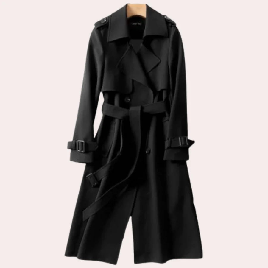 Lizzy | Lange trench coat jas