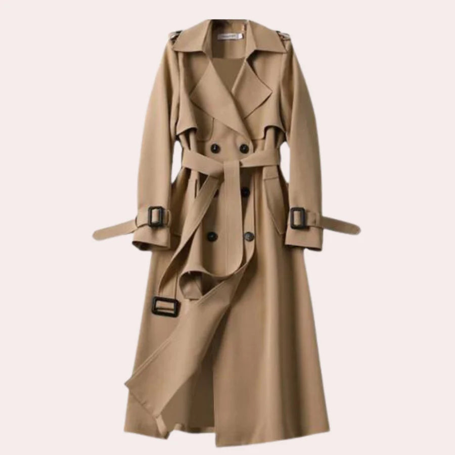 Lizzy | Lange trench coat jas