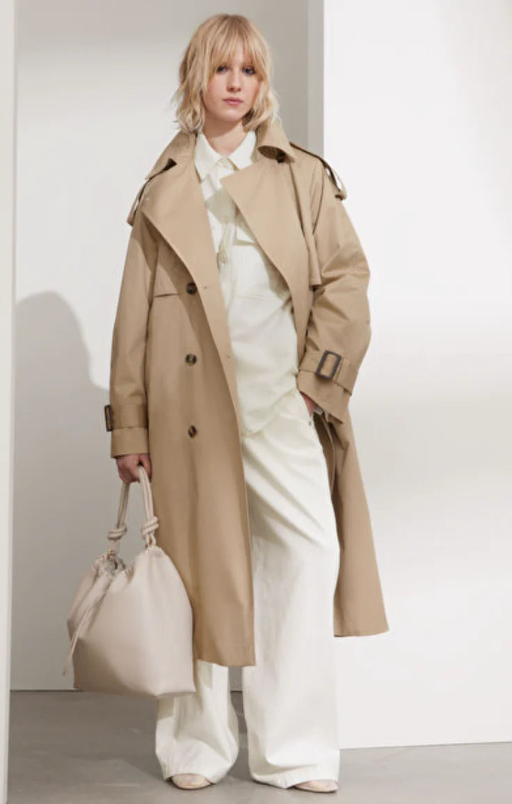 Lizzy | Lange trench coat jas