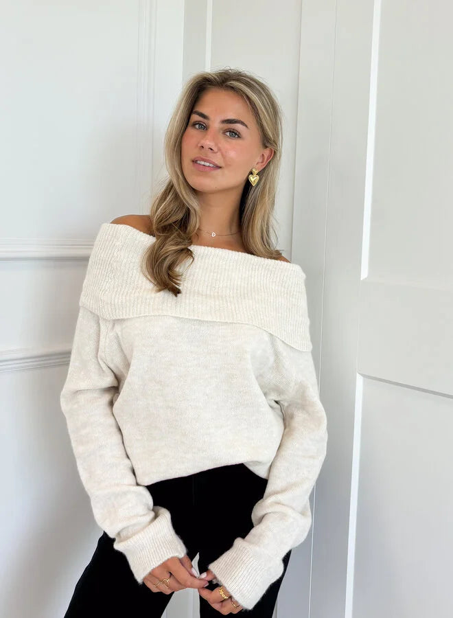 Nura off shoulder sweater