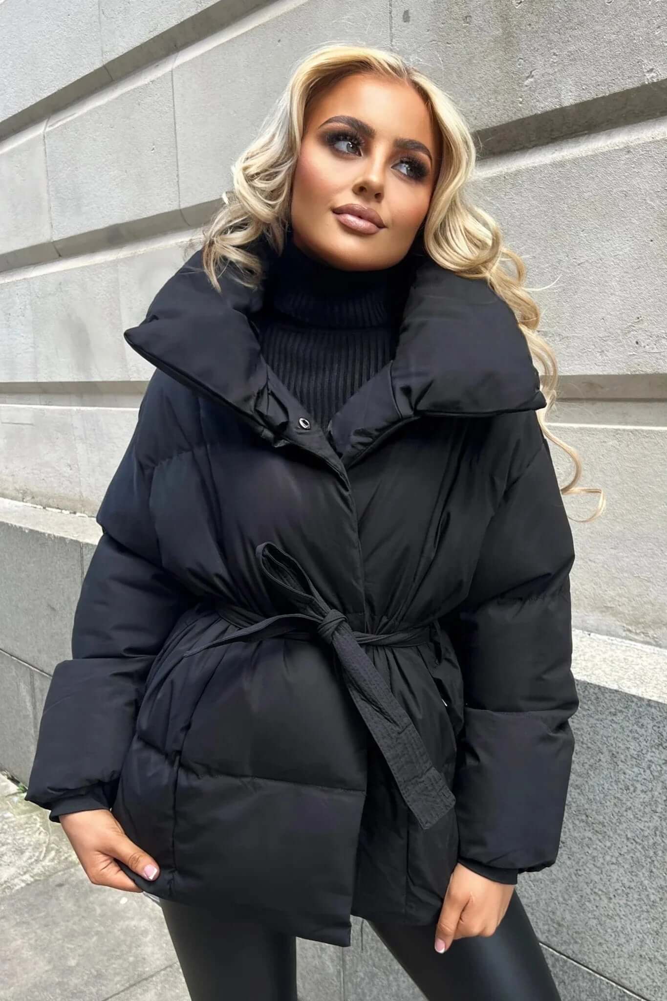 Mia | Belted puffer jacket